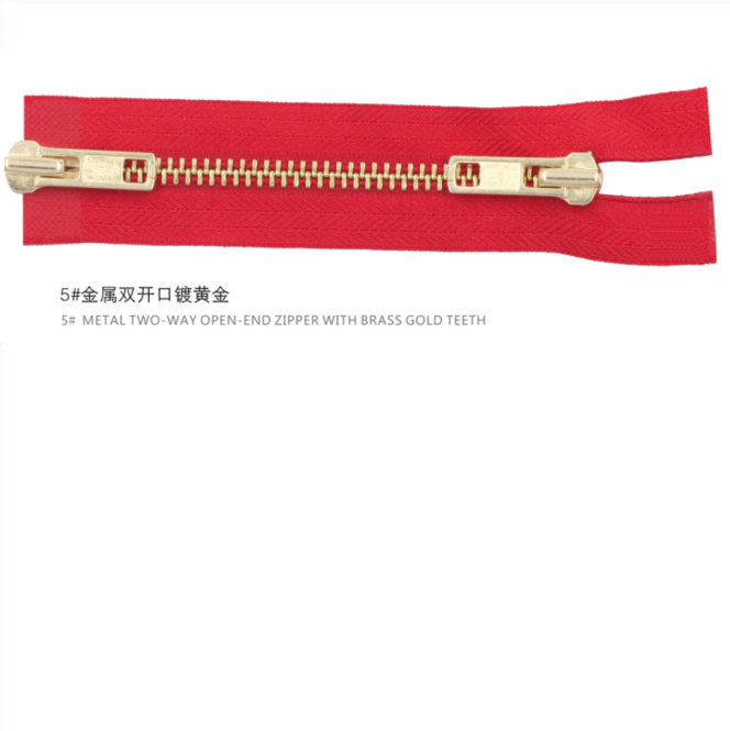 5# METAL TWO-WAY OPEN-END ZIPPER