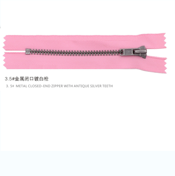 3.5# METAL CLOSED-END ZIPPER